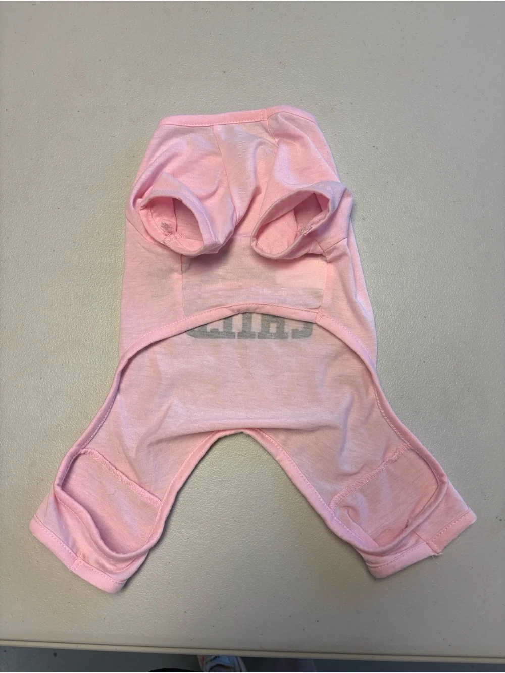 Dog Shirt Pink “Favorite Child” Sz s